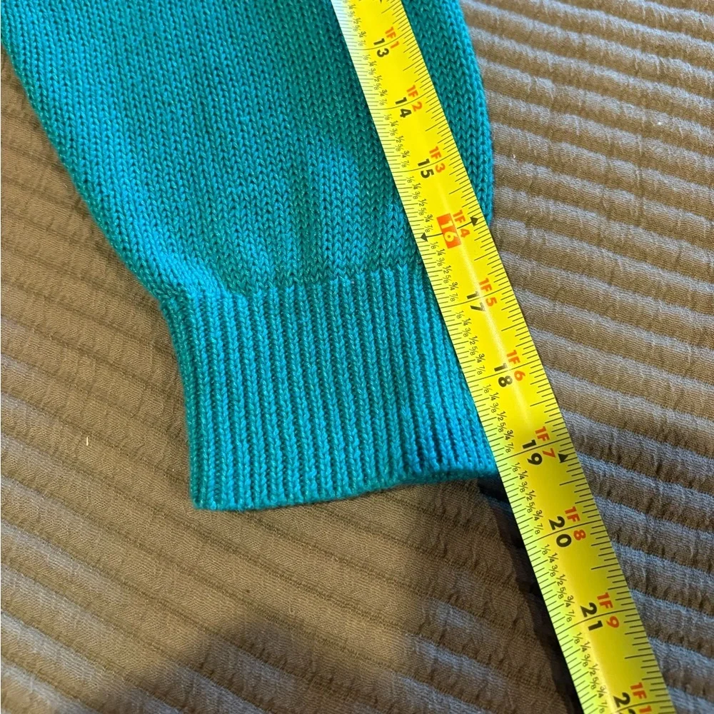 J.Crew Relaxed Linen-Cotton Blend Beach Sweater Jade Green women’s L